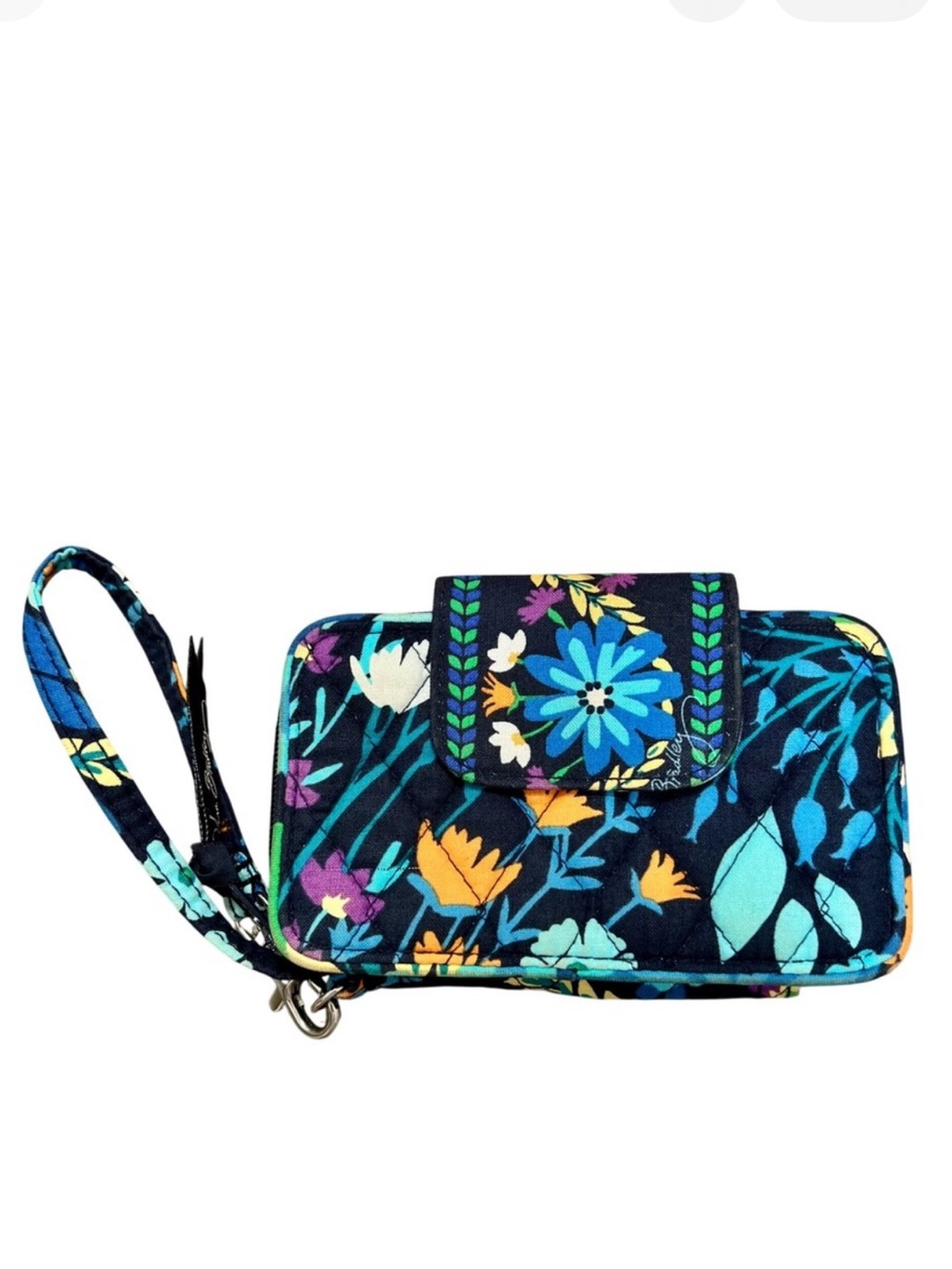 NEW VERA BRADLEY smartphone wristlet in midnight blues